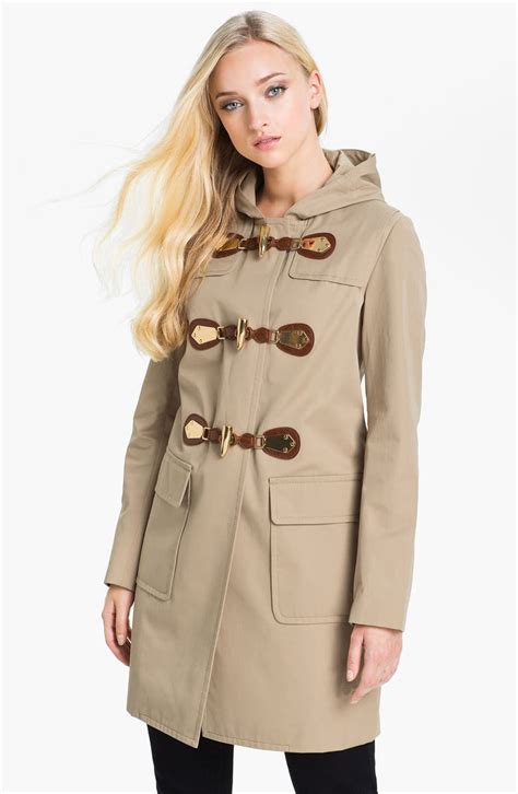 michael michael kors toggle wool blend duffle coat|MICHAEL Michael Kors Coats for Women .